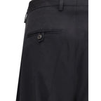 Our Legacy Black Fleece Wool Chino Pants