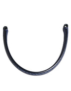 Dolce & Gabbana Blue Large Ayers Leather Bag Handle Women Shoulder Strap