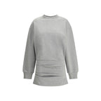 The Attico Gray Cotton Sweatshirt