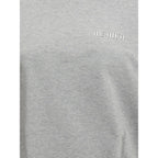 The Attico Gray Cotton Sweatshirt