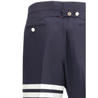 Thom Browne Blue Wool Dress Pants