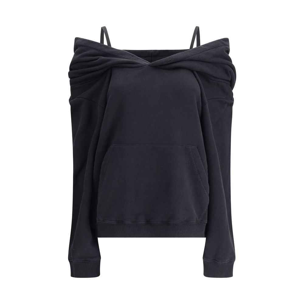 MM6 Cotton Sweatshirt with dropped shoulders