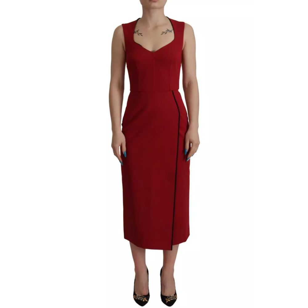Dolce & Gabbana Red Viscose Dress