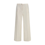 Cruna Cream Polyester Casual Pants