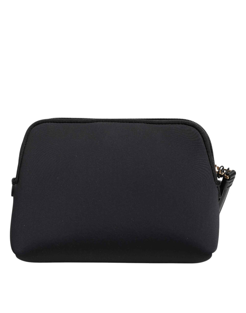 Dolce & Gabbana Black Solid Nylon DG LogoPrint Clutch Zip Borse Pouch Bag