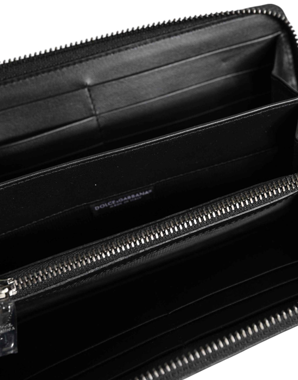 Dolce & Gabbana Black Brown Exotic Leather Men Continental Clutch Wallet