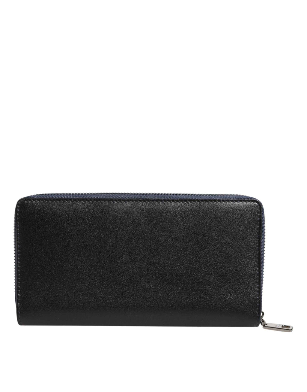 Dolce & Gabbana Black Blue Exotic Leather Men Continental Clutch Wallet