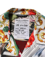 Dolce & Gabbana Multicolor Shell Print Hawaii Casual Shirt