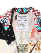 Dolce & Gabbana Multicolor Printed Button Down Casual Shirt