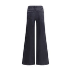 Mother Denim Black Cotton Jeans Denim