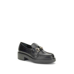 Gucci Black Calf Leather Bos Taurus Slip-On Loafers
