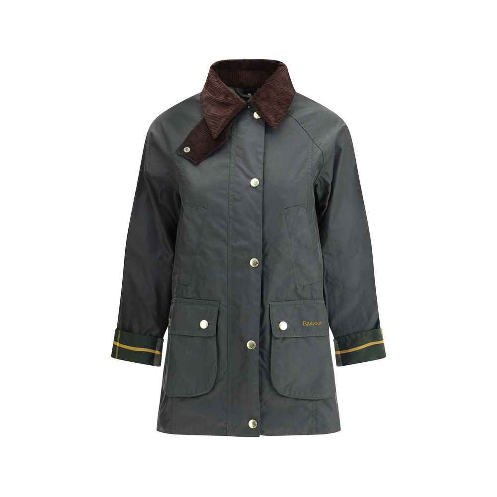 Barbour Green Cotton Coat