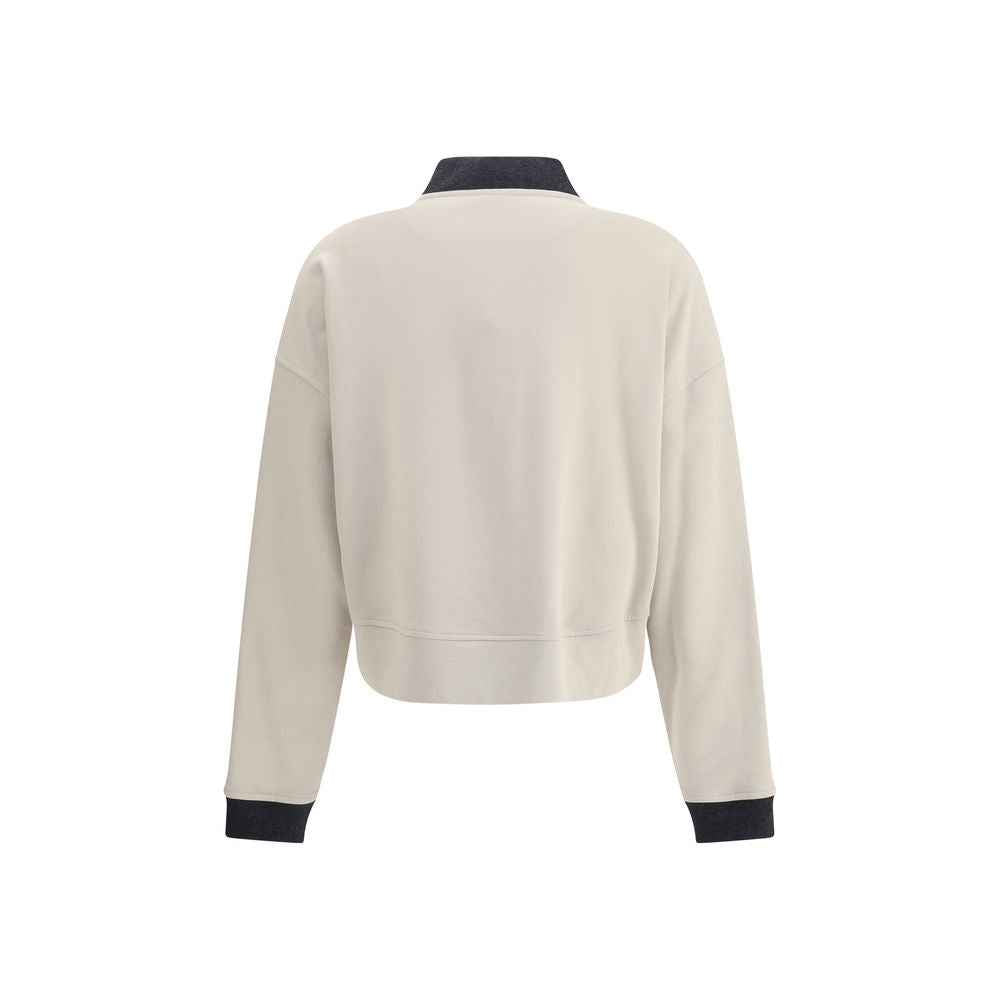 Brunello Cucinelli Gray Cotton Cardigan