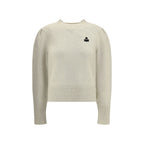Marant Etoile Cream Cotton Sweatshirt