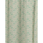 Kristina Ti Silk long Dress with foliage print