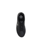 Fendi Black Calf Leather Bos Taurus Athletic Sneakers