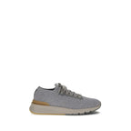 Brunello Cucinelli Gray Rubber Athletic Sneakers