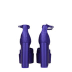 Paris Texas Purple Satin Platform Sandals