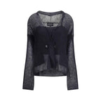 Giorgio Armani Double-breasted cardigan and top in a wool and mohair blend Twin-set