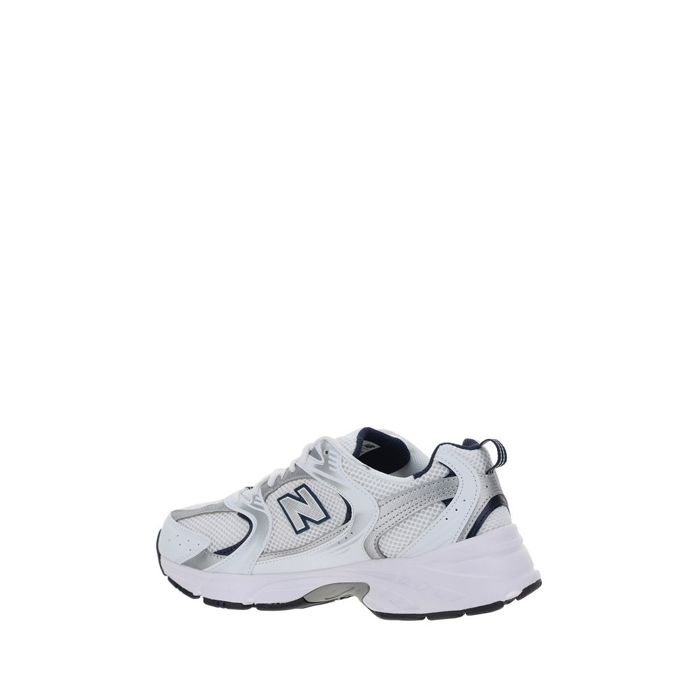 New Balance White Polyethylene Athletic Sneakers