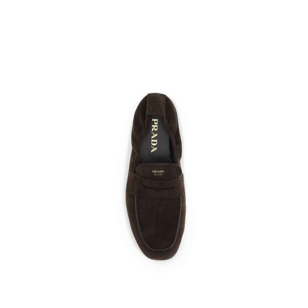 Prada Suede Shuffle Loafers