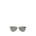 Saint Laurent Silver Metal Sunglasses