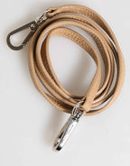 Dolce & Gabbana Beige Calfskin Leather Large Crossbody Card Holder Wallet