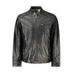 Guess Jeans Black Polyethylene Men Jacket
