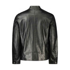 Guess Jeans Black Polyethylene Men Jacket