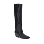 Paris Texas Black Calf Leather Bos Taurus Boots