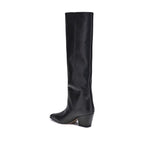 Paris Texas Black Calf Leather Bos Taurus Boots