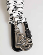 Dolce & Gabbana Multicolor Polyester Tape String DG Logo Keychain Keyring