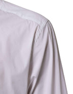 Dolce & Gabbana White Cotton GOLD Long Sleeves Formal Shirt