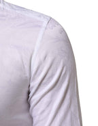 Dolce & Gabbana White Cotton MARTINI Paisley Jacquard Shirt