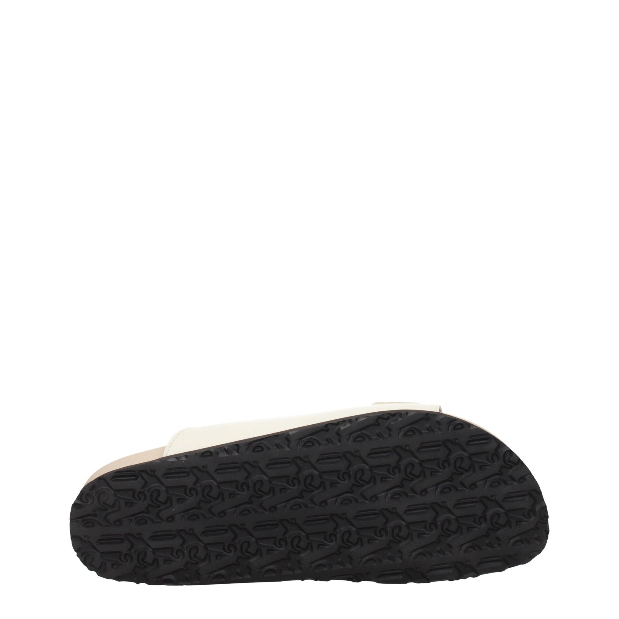 Palm Angels Beige Leather Slippers Sandals