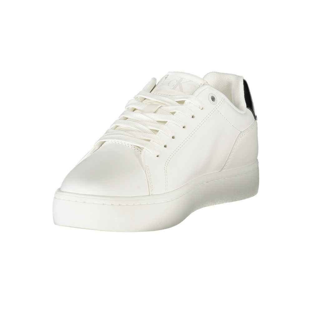 Calvin Klein White Leather Women Sneaker