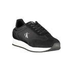 Calvin Klein Black Leather Men Sneaker
