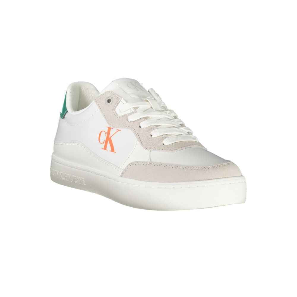 Calvin Klein White Leather Men Sneaker