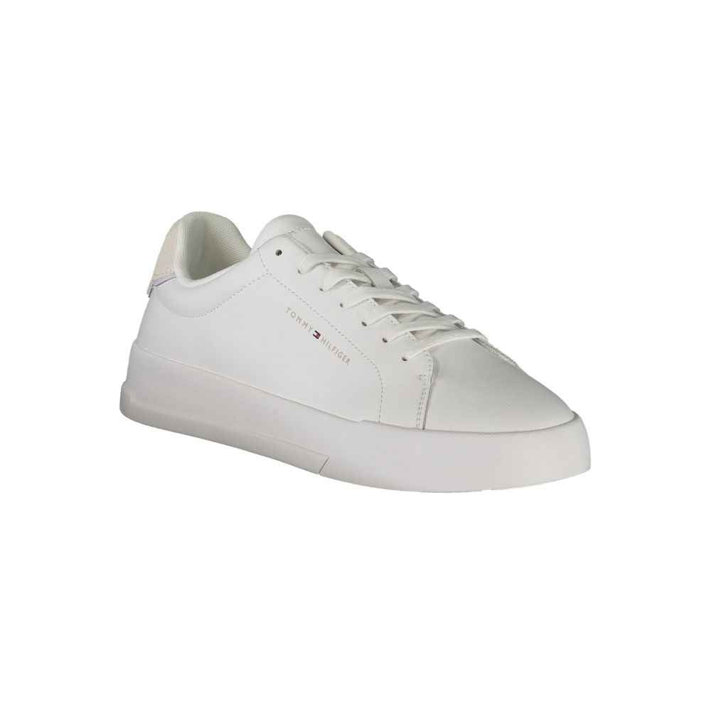 Tommy Hilfiger White Leather Men Sneaker