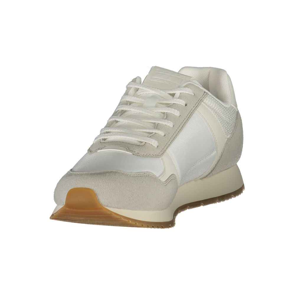 Tommy Hilfiger White Polyester Men Sneaker