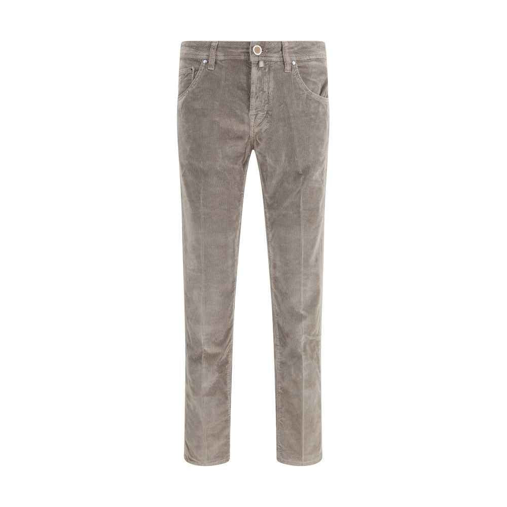 Jacob Cohen Gray Cotton Casual Pants