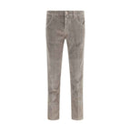 Jacob Cohen Gray Cotton Casual Pants