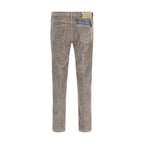 Jacob Cohen Gray Cotton Casual Pants