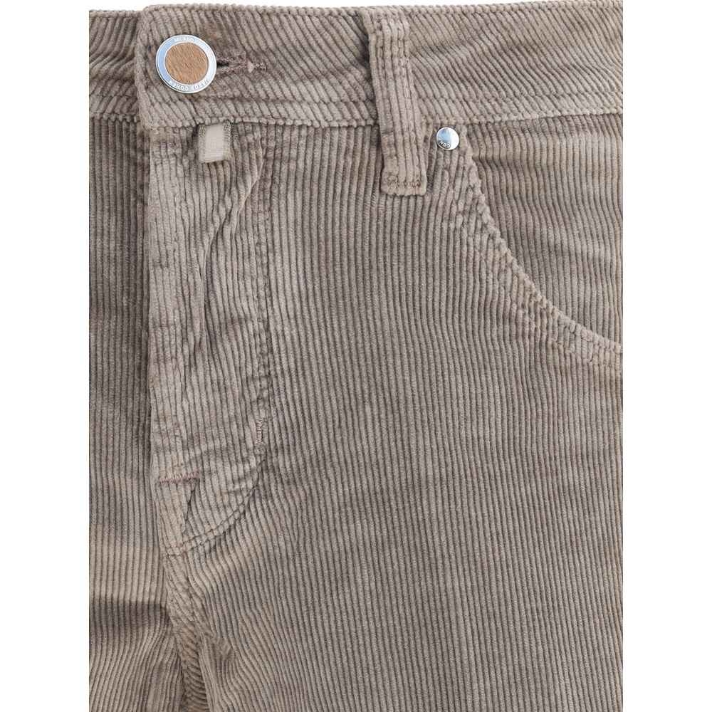 Jacob Cohen Gray Cotton Casual Pants