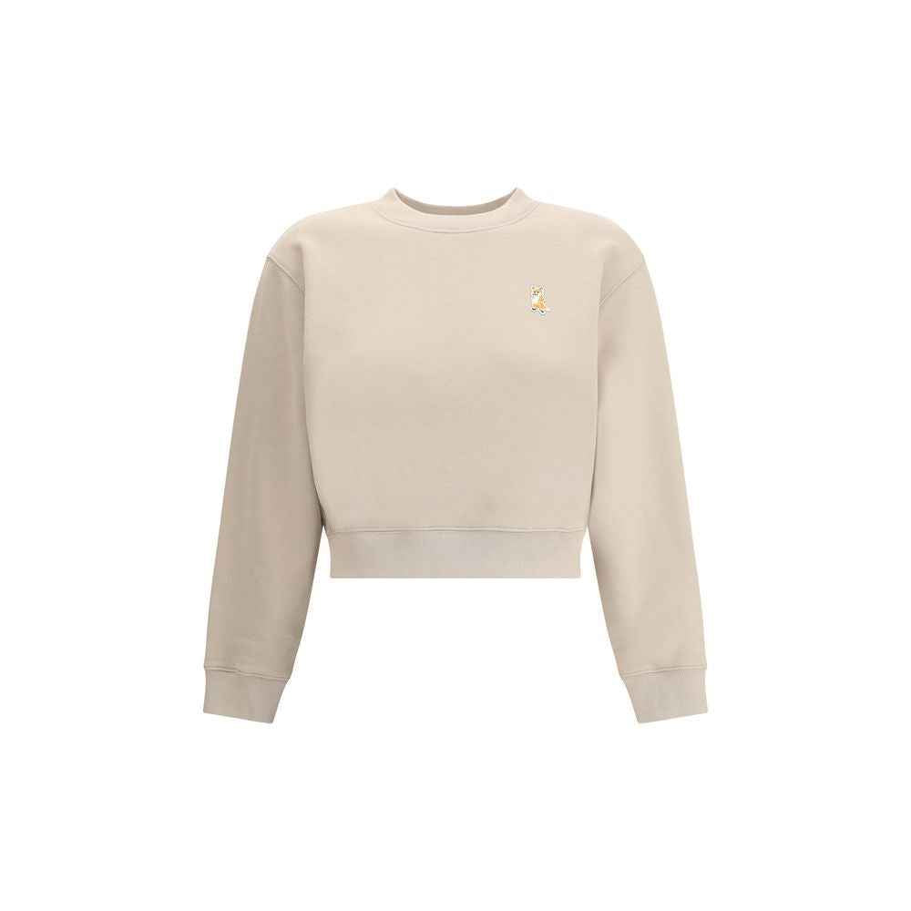Maison Kitsuné Lady Fox crop Sweatshirt