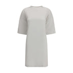 Balenciaga White Cotton Casual Dress
