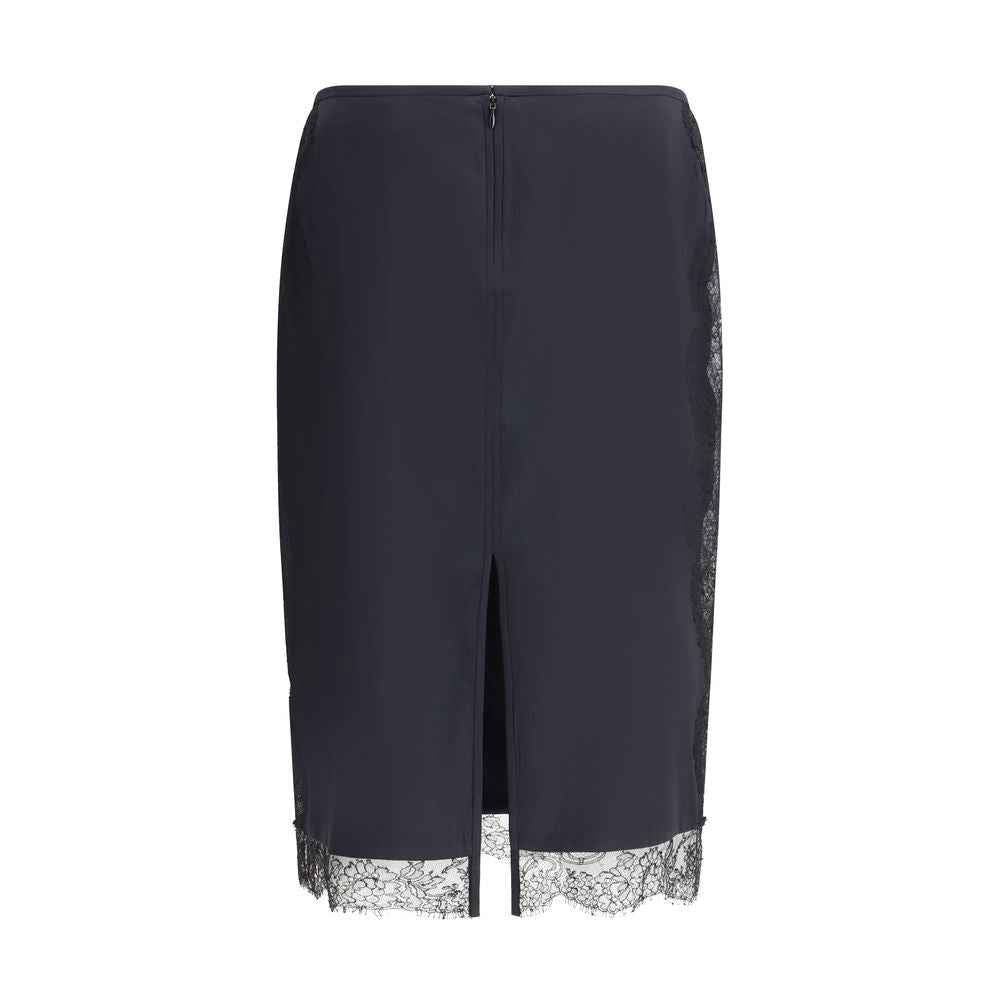 Tom Ford Satin Skirt with lace details