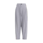 Darkpark Gray Polyester Casual Pants