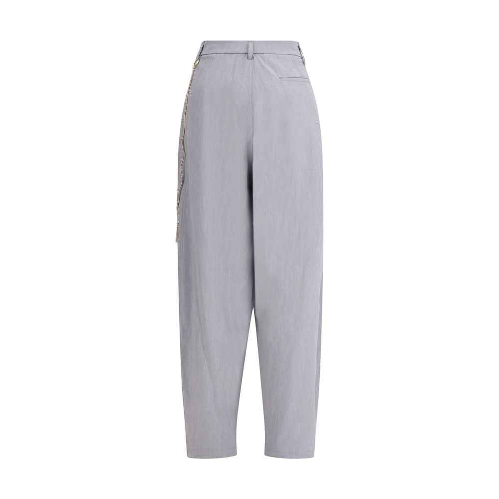 Darkpark Gray Polyester Casual Pants