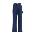 Darkpark Blue Cotton Jeans Denim